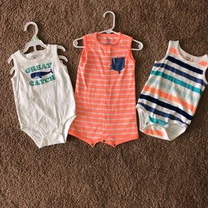 Carters 18 month Boys Matching Summer Set